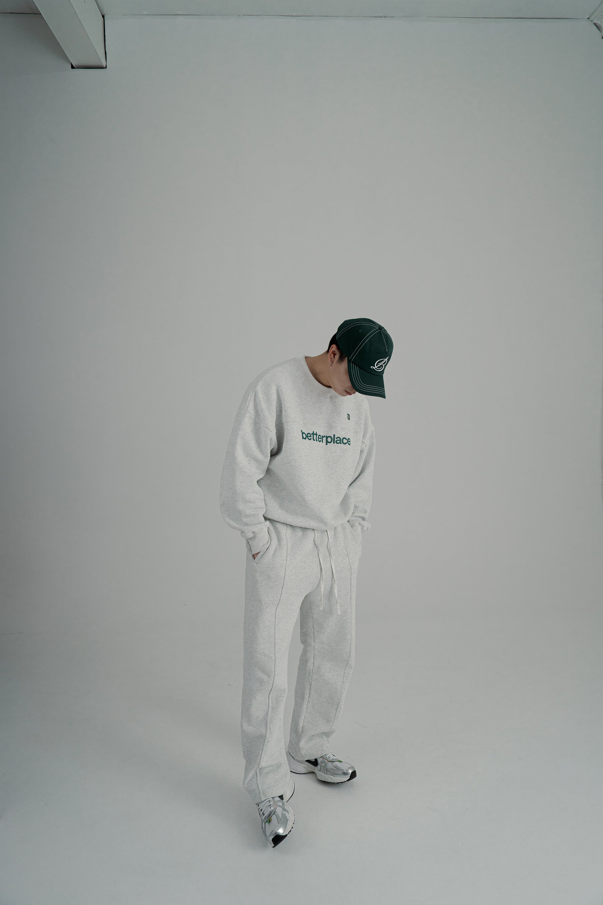 sweatsuit pants - light heather gray