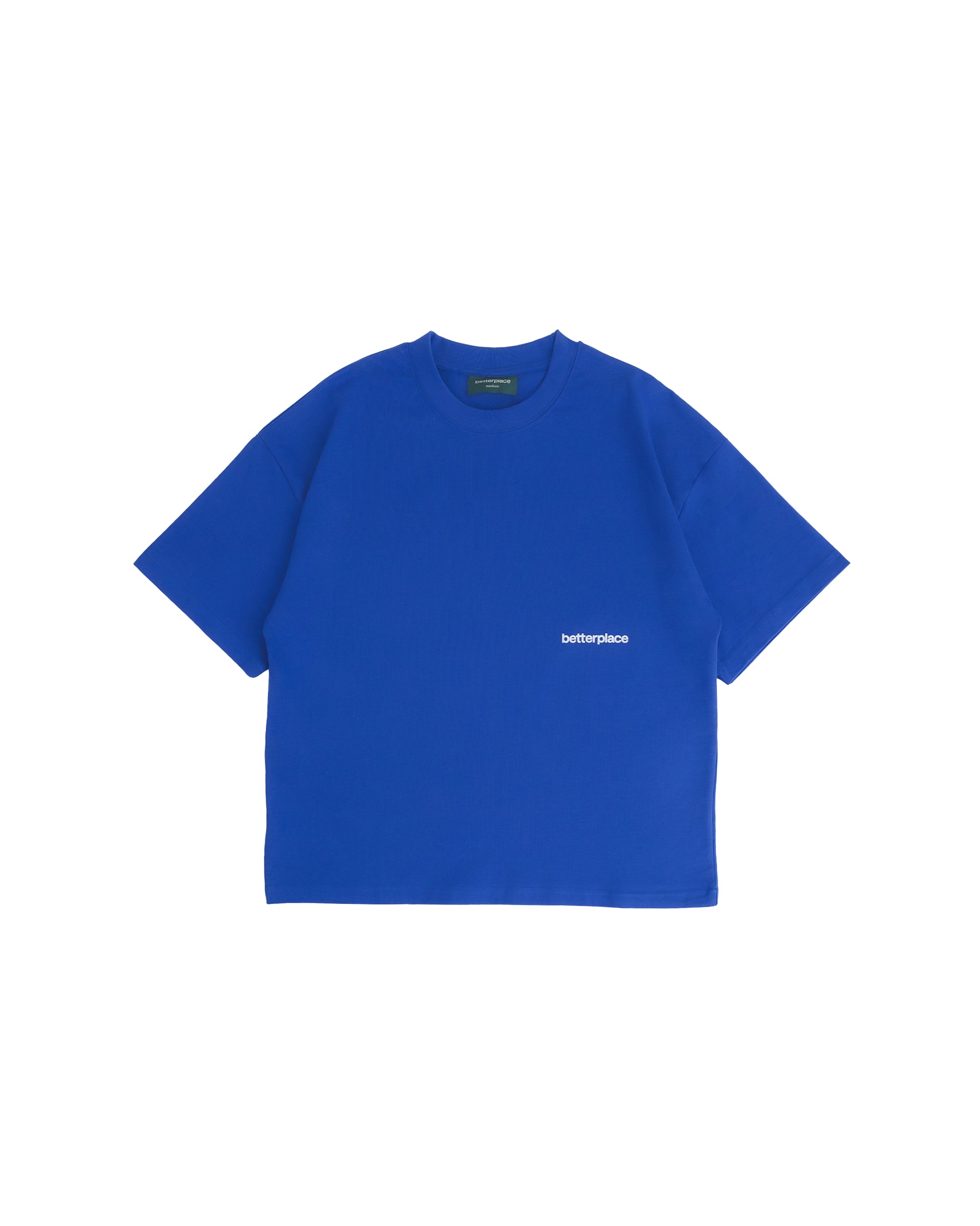 boxy tee - cobalt blue