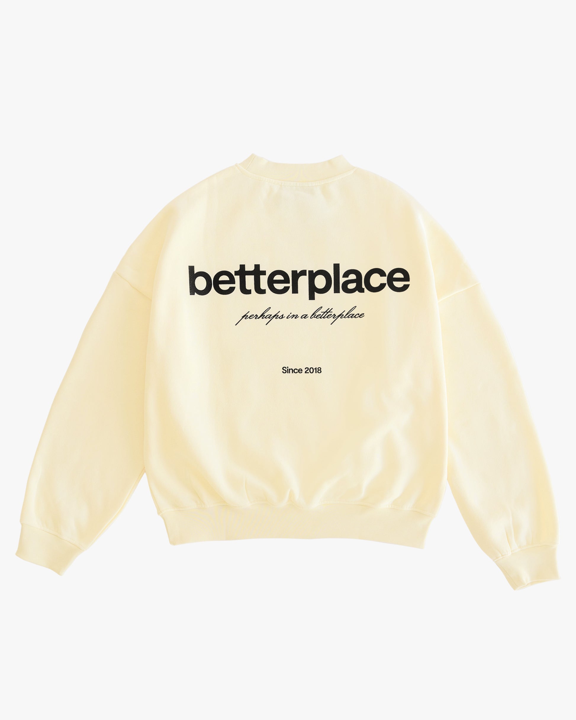 boxy sweatshirt - buttercream