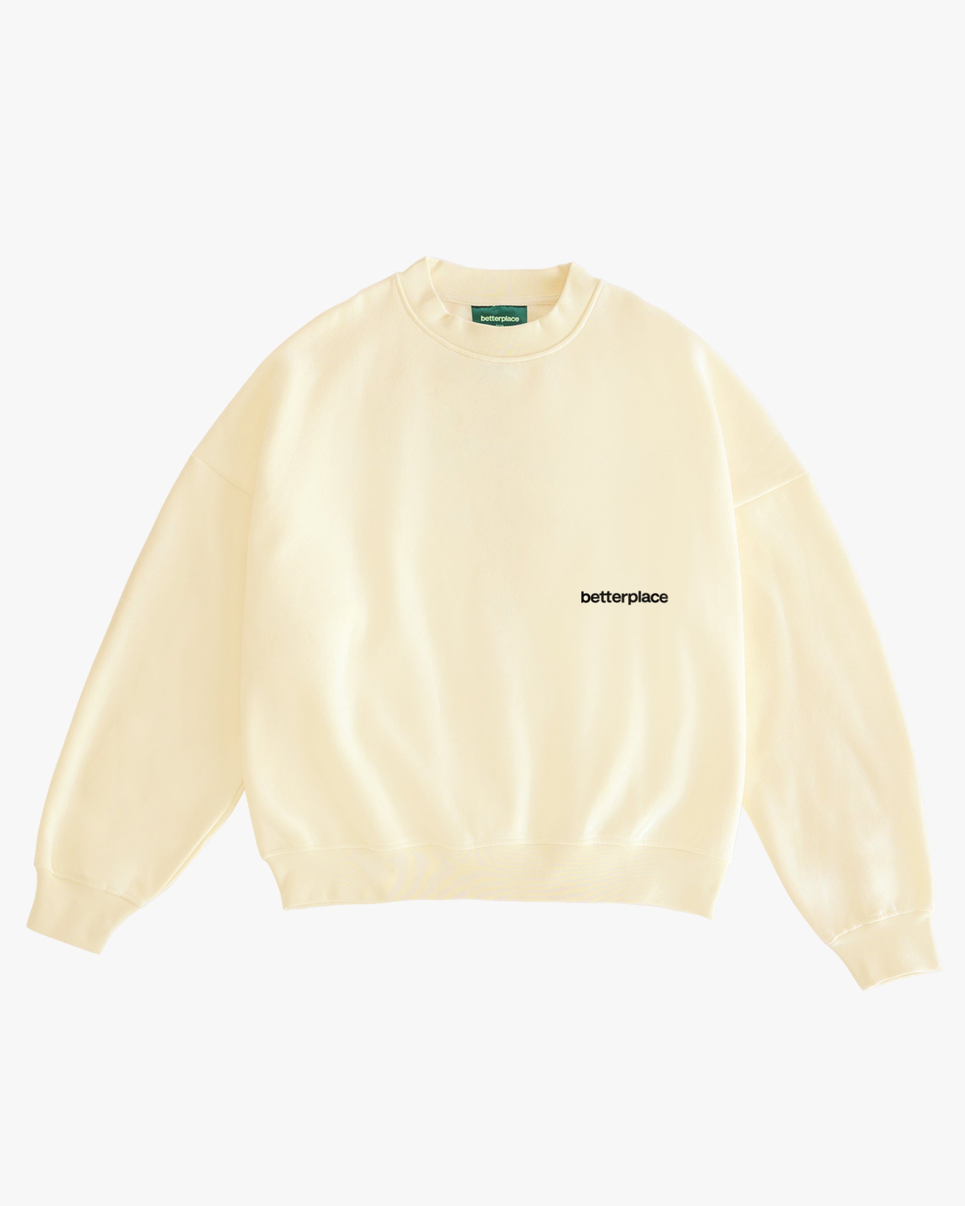 boxy sweatshirt - buttercream