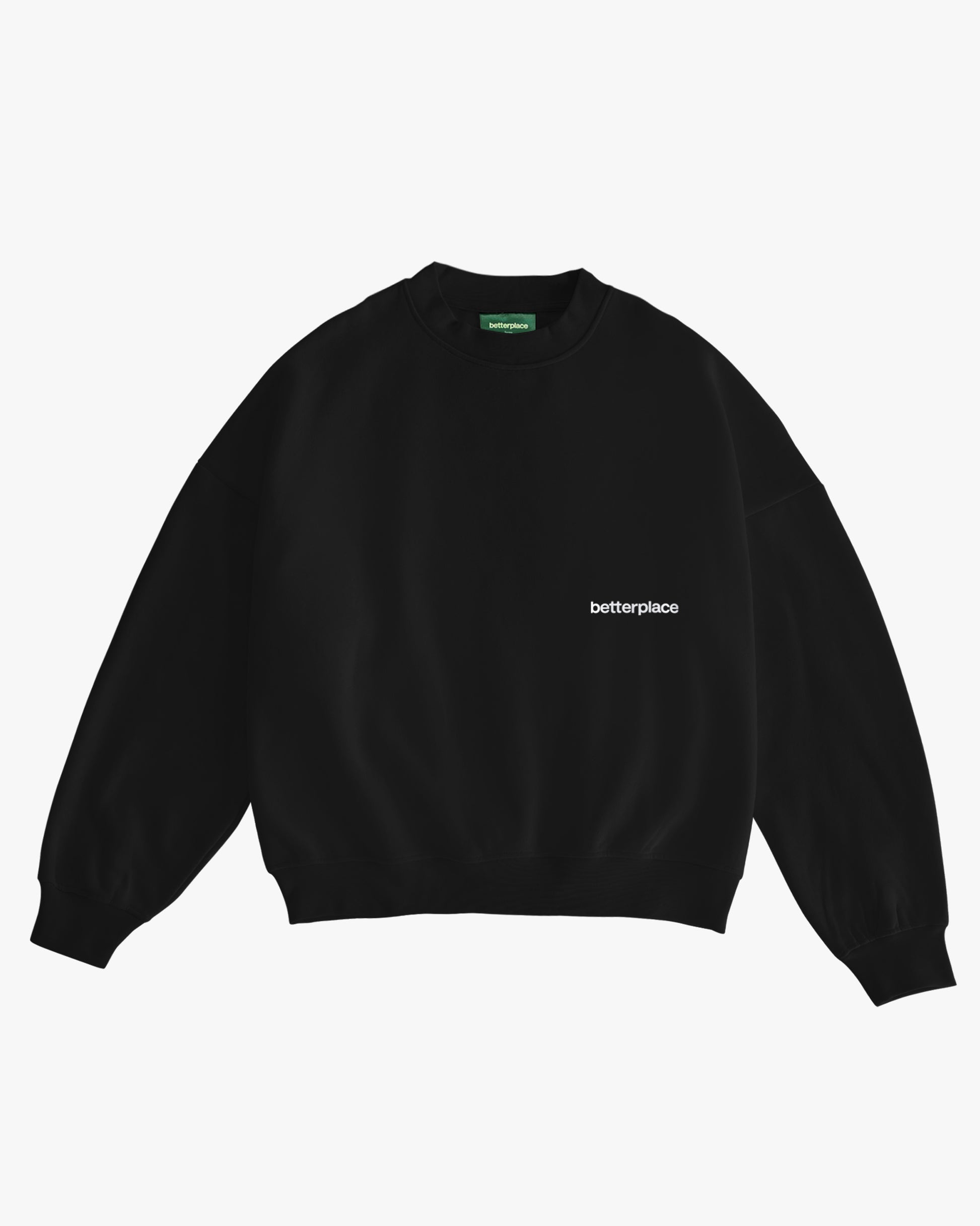 boxy sweatshirt - onyx