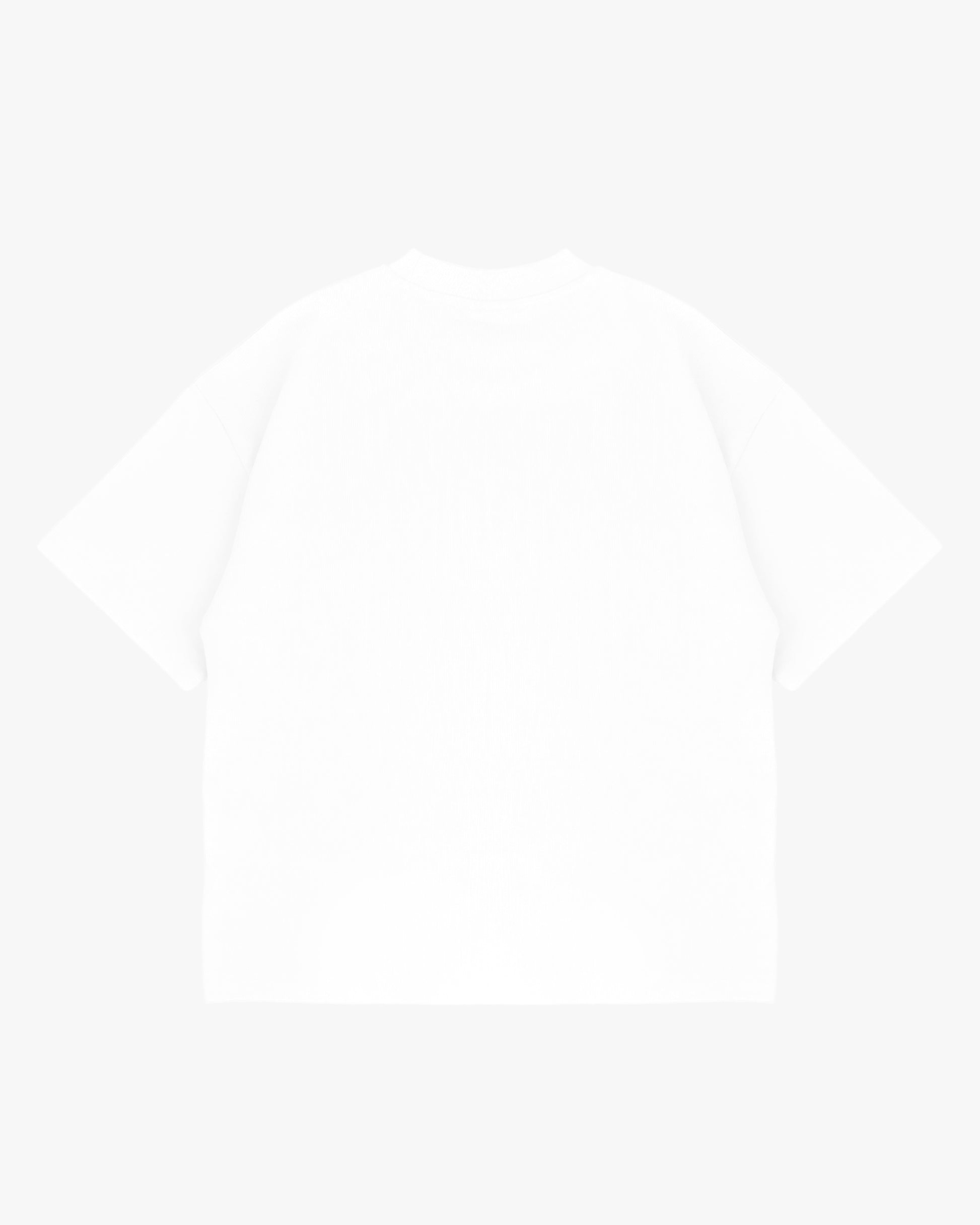 oversized tee - front print blue