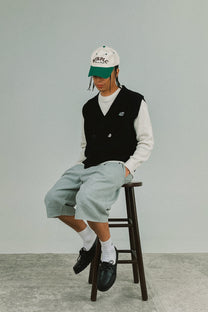 chainstitch cap - two tone