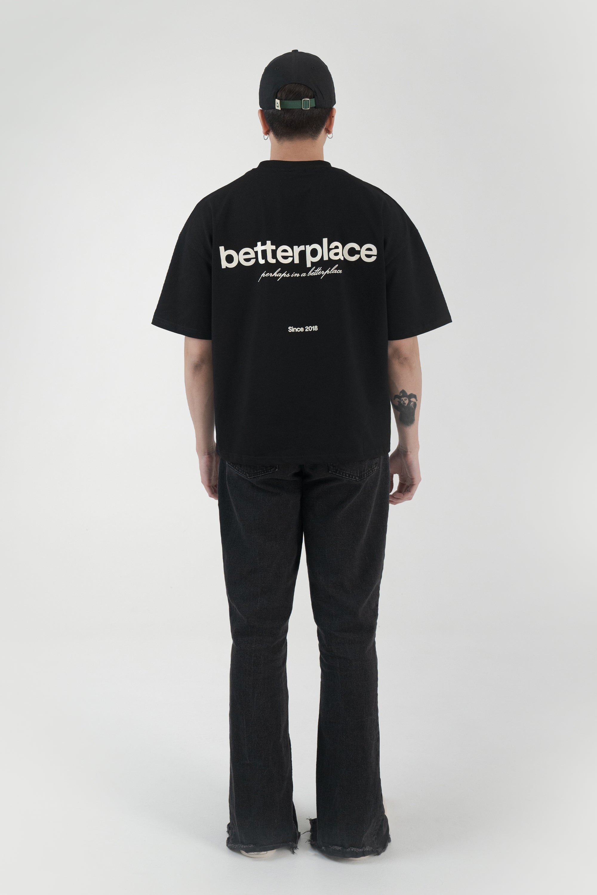 betterplace box tee - black/ivory