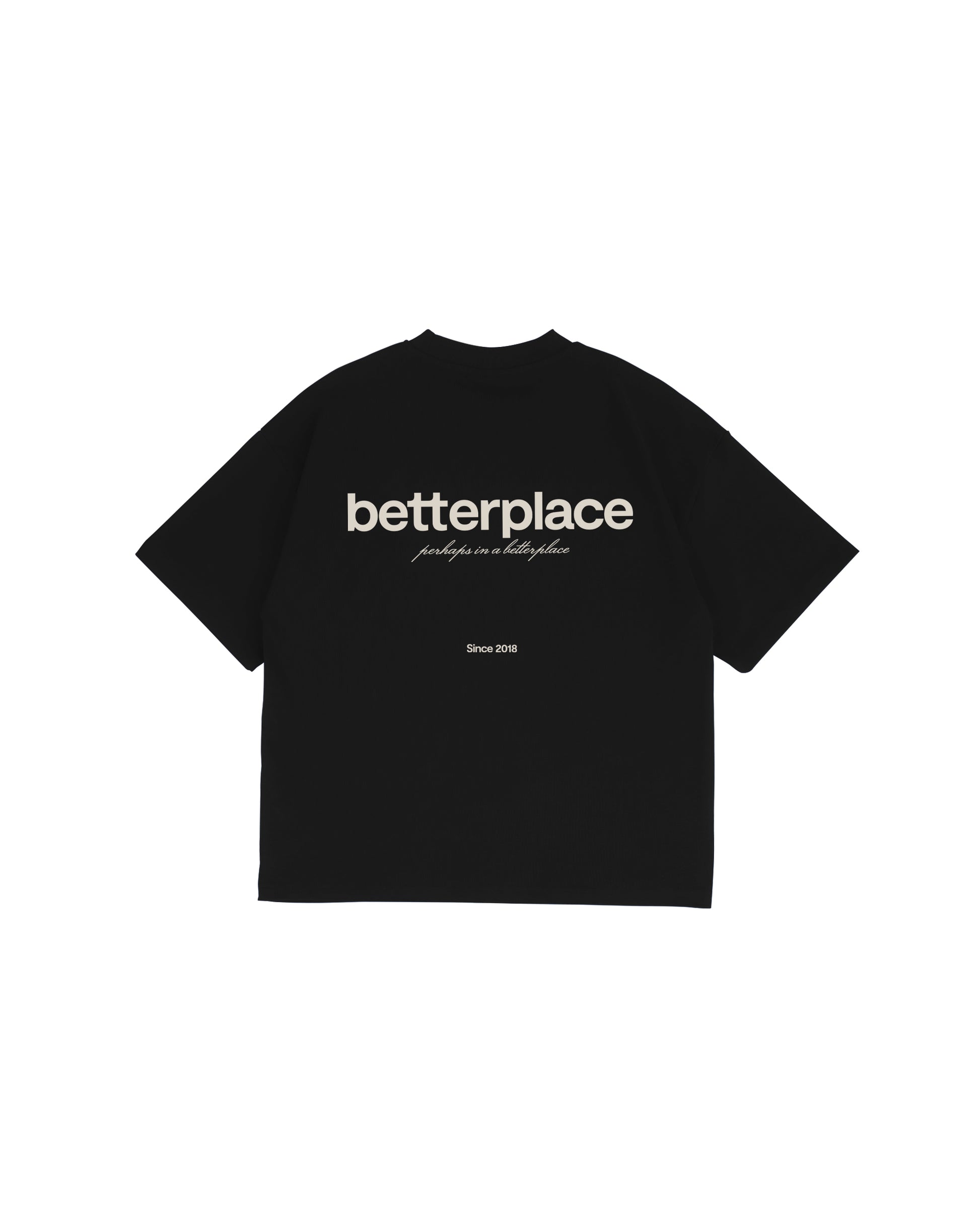 logo box tee - black/ivory