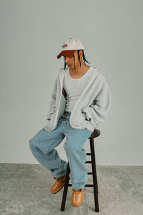 oval patch cap - two tone