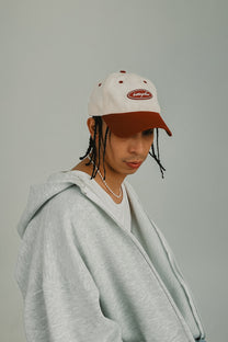 oval patch cap - two tone