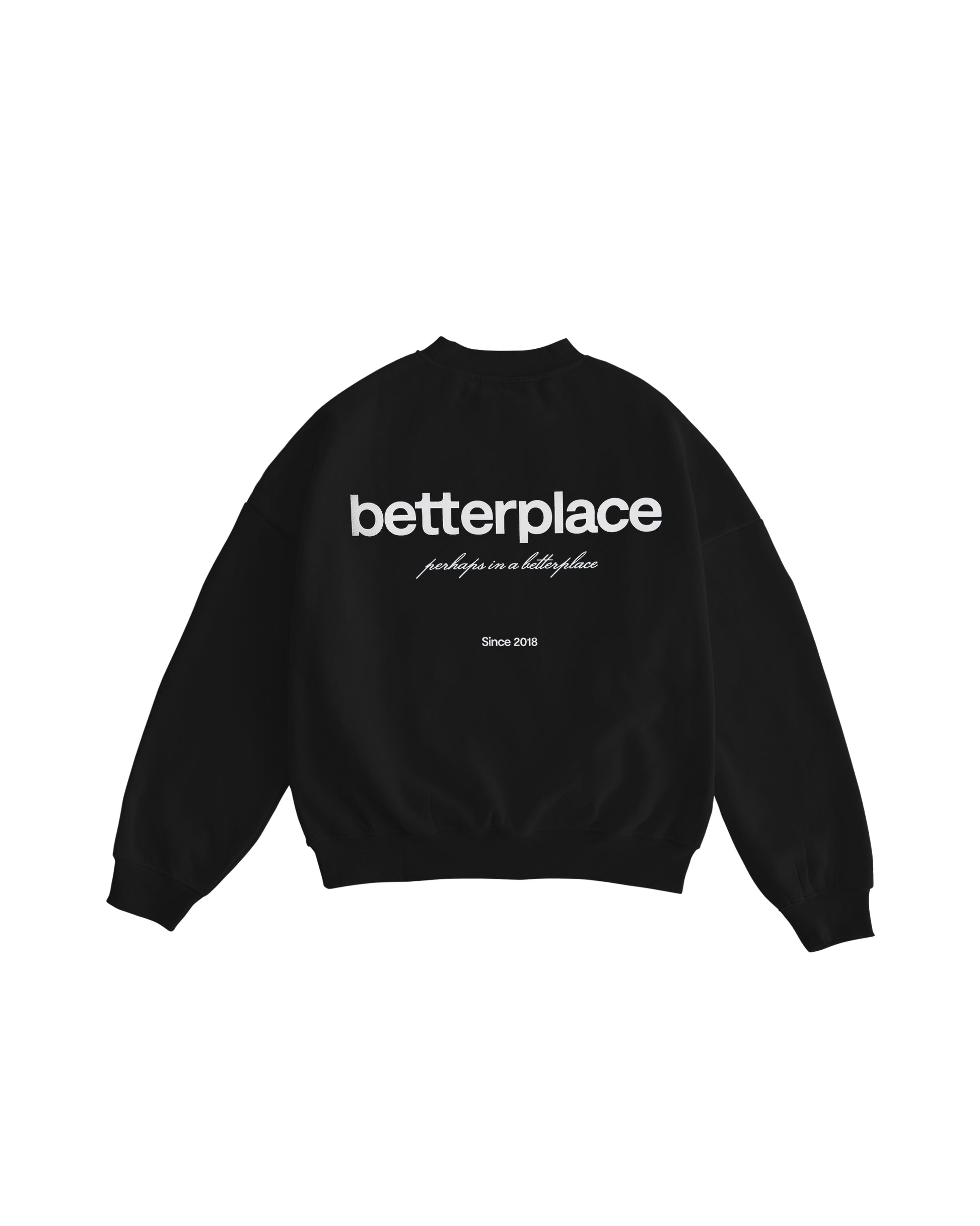 logo box sweatshirt - onyx