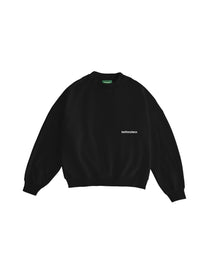 logo box sweatshirt - onyx