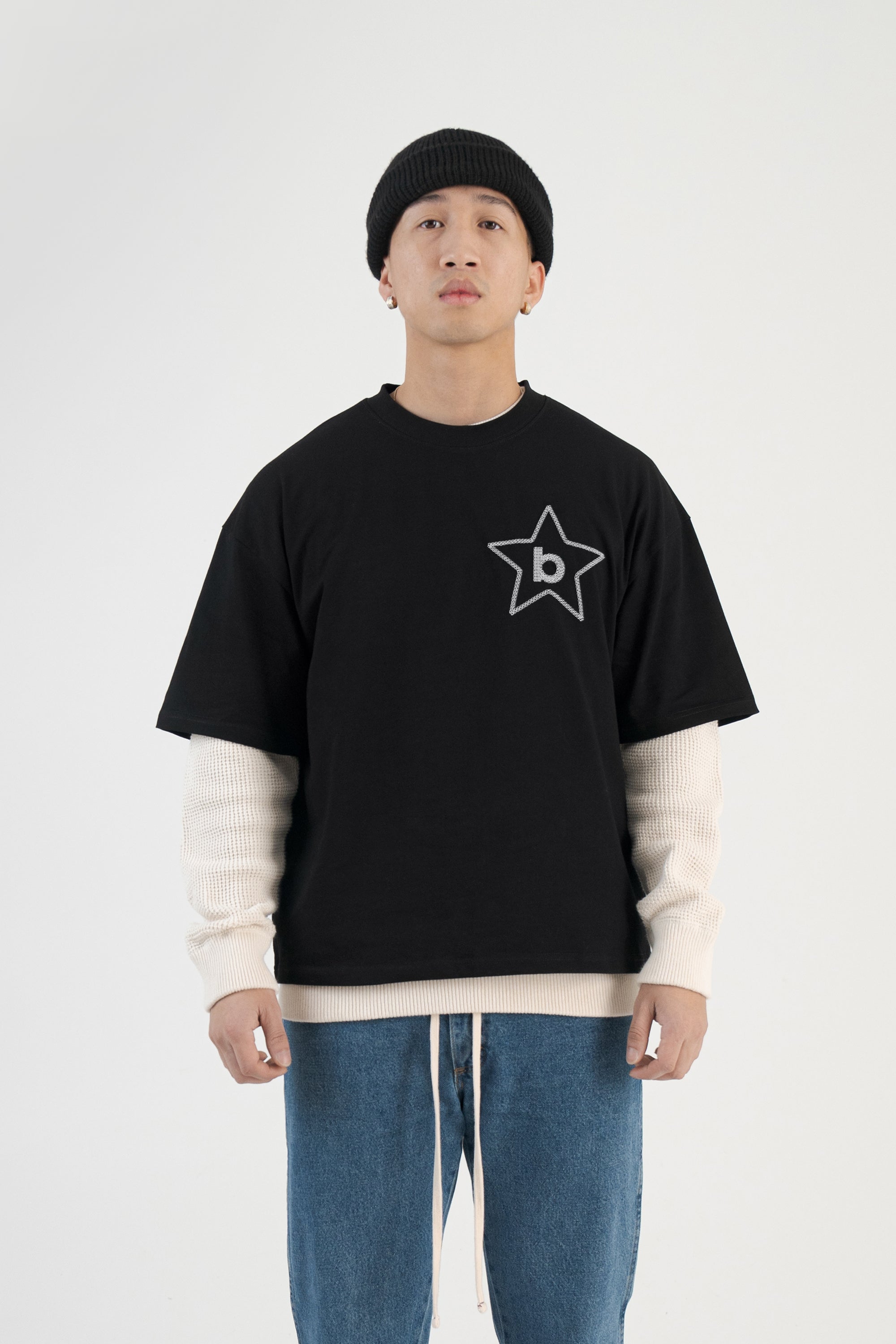 betterplace box tee - embroidered bStar